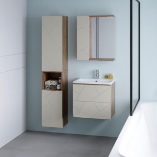 Тумба под раковину Бриклаер Кристалл 4627125416927 60 см латте