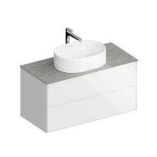 Тумба под раковину Kerama Marazzi Plaza Modern PLB.M.100.2\WHT.V 100 см белый