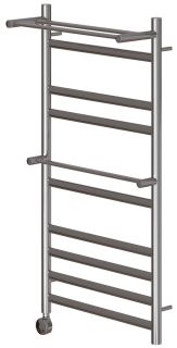 Полотенцесушитель электрический Point Артемида PN14150PE 50x100см с двумя полками левый/правый хром