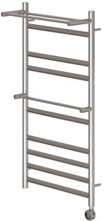 Полотенцесушитель электрический Point Артемида PN14150PE 50x100см с двумя полками левый/правый хром