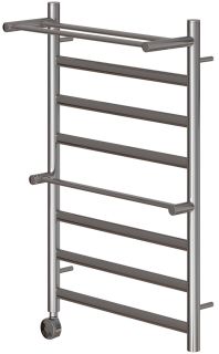 Полотенцесушитель электрический Point Артемида PN14158PE 50x80см с двумя полками левый/правый хром