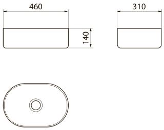 Раковина Point Виктория PN43062 46см белый