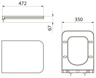 Крышка-сиденье Point Ника PN46082 с микролифтом белый
