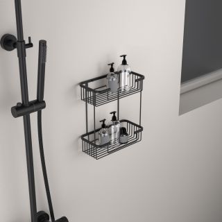 Полка двойная Timo Saona 13083/03 чёрный