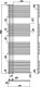 Ravak Полотенцесушитель Водяной Style 500 x 1600_W (м/о 70 мм)
