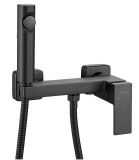 Гигиенический душ со смесителем Shevanik S9605H-1 чёрный