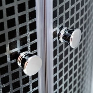 Душевая кабина Deto L 801 с электрикой BLACK 100х100х215 см