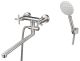 Смеситель для ванны с душем РМС SUS124-140P нержавеющая сталь
