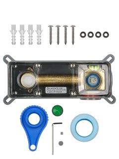 Встраиваемый смеситель для раковины Wonzon & Woghand Diamond WW-88869011-BG брашированное золото