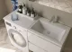 Раковина над стиральной машиной Эстет Даллас ФР-00002167 П 130см белый