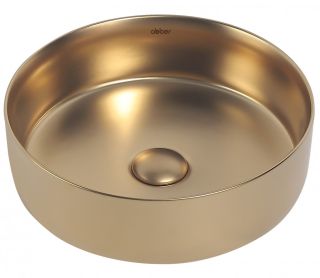 Раковина ABBER Bequem AC2108MMG 36см золото матовое