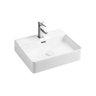 Раковина накладная Azario 51.5х42.5х13.5 фаянс (AZ2173SSP)