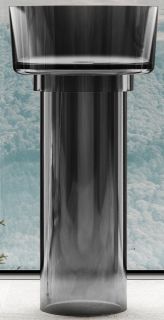 Напольная раковина ABBER Kristall 45x90см чёрный AT2702Onyx-H