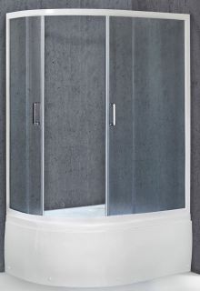 Душевой уголок Royal Bath BK 120x80см правый белый RB8120BK-C-R