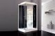 Душевая кабина Royal Bath HP правая стекло чёрное/прозрачное 120x80см RB8120HP7-BT-R