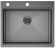 Мойка кухонная Paulmark Kroner-Pro PM705951-GM воронёная сталь