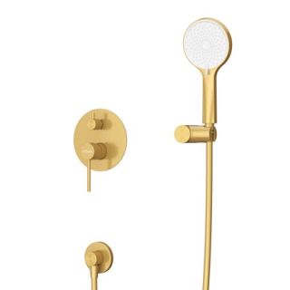 Душевой комплект CEZARES RELAX-DSET-BORO брашированное золото