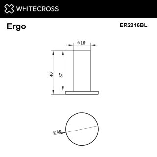 Крючок WHITECROSS Ergo ER2216CR хром