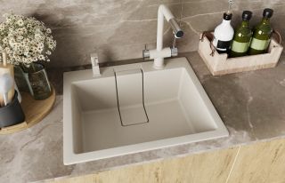 Кухонная мойка Florentina Ривьера 600 бежевый