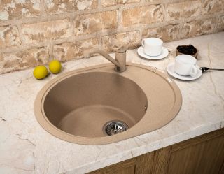 Кухонная мойка Florentina Родос 580 антрацит