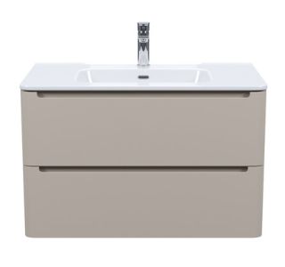 Подвесная тумба с раковиной IDDIS Edifice EDI80C0i95K 80см капучино