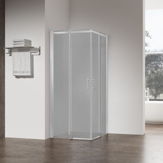 Душевой уголок Veconi Rovigo RV-50CH-L, 1100x900x1950, хром, стекло pear