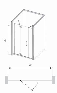 Душевая дверь RGW SA-01 180х195