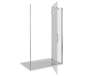 Душевая дверь в нишу Good Door SATURN WTW-110-C-CH-R 110 см правый