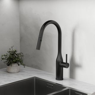 Смеситель для кухни Sancos Grand SC4002MB чёрный матовый