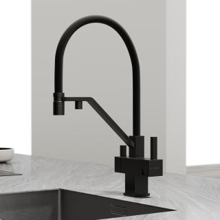 Смеситель для кухни Sancos Loro SC4007MB чёрный матовый