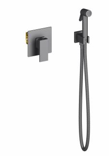Гигиенический душ Timo Selene со смесителем чёрный 2089/03SM