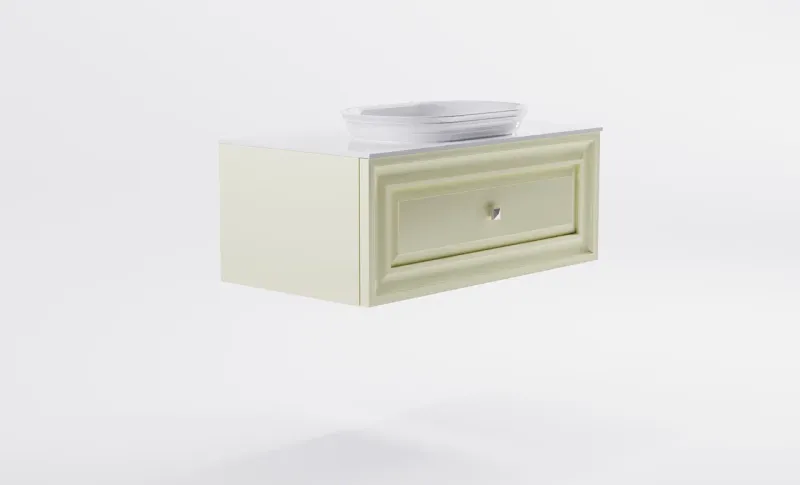 Тумба с раковиной Astra-Form Шарм 4631177713712 100 см бежевый матовый