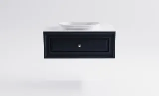 Тумба с раковиной Astra-Form Шарм 4631177713668 90 см серый матовый