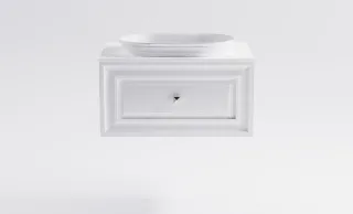 Тумба с раковиной Astra-Form Шарм 4631177715051 80 см белый матовый