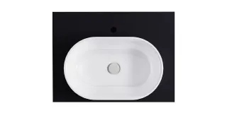 Тумба с раковиной Astra-Form Шарм 4631177715044 80 см серый матовый