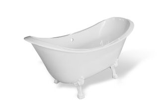 Ванна из литьевого мрамора Эстет Скарлетт ФР-00001245 180x77см белый