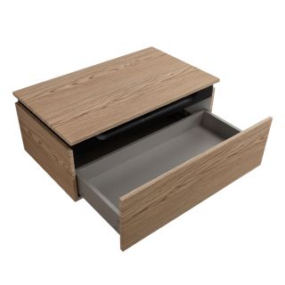 Тумба Cezares с одним выкатным ящиком, Дуб Тангент, 996x476x300, SLIDER-1000-1C-PI-RT-P