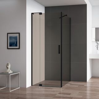 Душевой уголок Cezares SLIDER-AH-1-90-80/90-BR-NERO