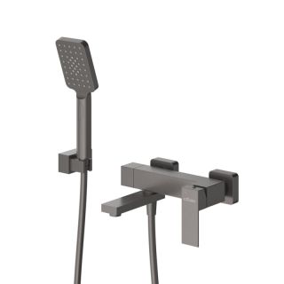 Смеситель для ванны и душа CEZARES SLIDER-VD-GM оружейная сталь