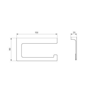 Держатель для туалетной бумаги IDDIS Slide белый матовый SLIWT00i43