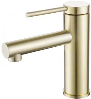 Смеситель для раковины ABBER Emotion золото матовое AF8810G