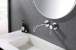 Встраиваемый смеситель для раковины ABBER Wasser Kreis AF8112 хром