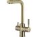 Смеситель для кухни Frap F4352-3 Сатин золотой