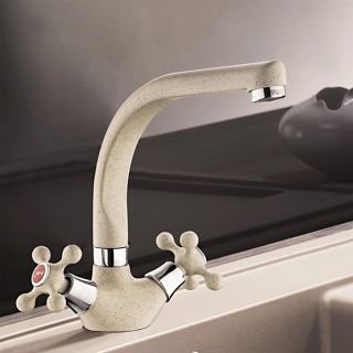 Смеситель для кухни Frap F5408-21 Бежевый