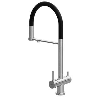 Смеситель для кухни Kohr Berga Series 1LQ280204CP-0000A хром/чёрный