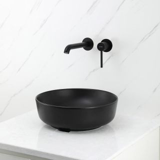 Встраиваемый смеситель для раковины Gappo G1206-6 чёрный