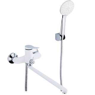 Смеситель для ванны и душа Frap H45 F2245 белый