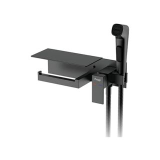 Гигиенический душ со смесителем Frap F2076-6 черный