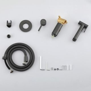 Гигиенический душ Frap F7505-9 Оружейная сталь