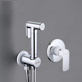 Гигиенический душ со смесителем Gappo G7248 белый/хром